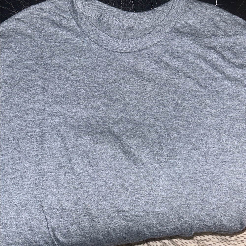 Gray Crew Neck T-Shirt